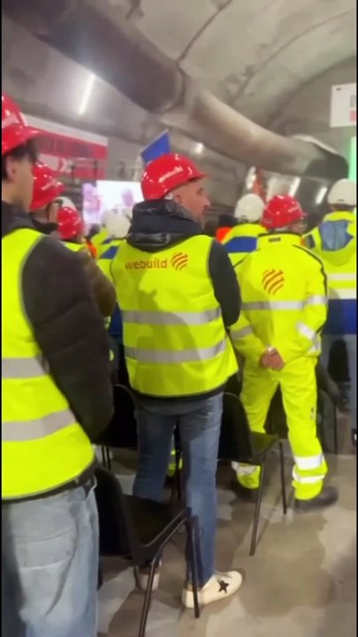 Bucci - Oggi al cantiere del Terzo Valico abbiamo celebrato Santa Barbara (04.12.25)