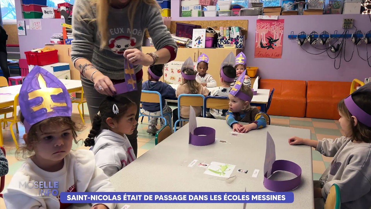 Saint-Nicolas a rendu visite aux écoliers messins