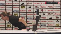 La broma en plena rueda de prensa a Filipe Luis tras ganar la Libertadores