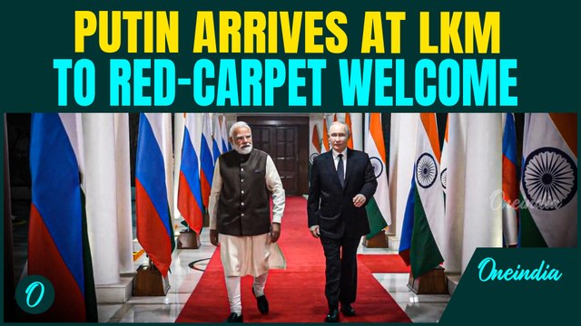 PM Modi Welcomes President Putin with Full Red-Carpet Honors at Official Residence | Putin in India