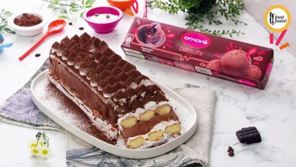 Tiramisu Frozen Dessert Cake Recipe by Food Fusion