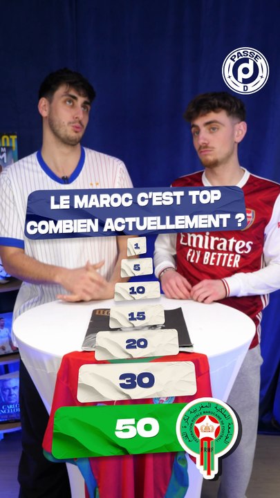 Le MAROC, TOP 5 DU MONDE ? #maroc #france #football