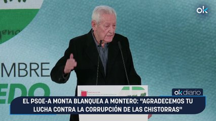 El PSOE-A monta blanquea a Montero: "Agradecemos tu lucha contra la corrupción de las chistorras"