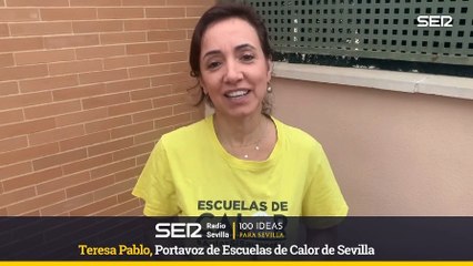 100 IDEAS PARA SEVILLA-Teresa Pablo, Portavoz de Escuelas de Calor de Sevilla