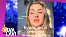 Melanie habla del desacuerdo con el romance de Alicia Villarreal