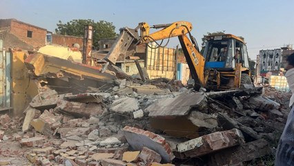 रामोल-हाथीजण व अन्य जगहों पर चला मनपा का हथौड़ा, कई निर्माण ध्वस्त