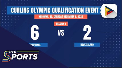 PH Men's Curling, panalo sa pagsisimula ng Olympic qualifying event