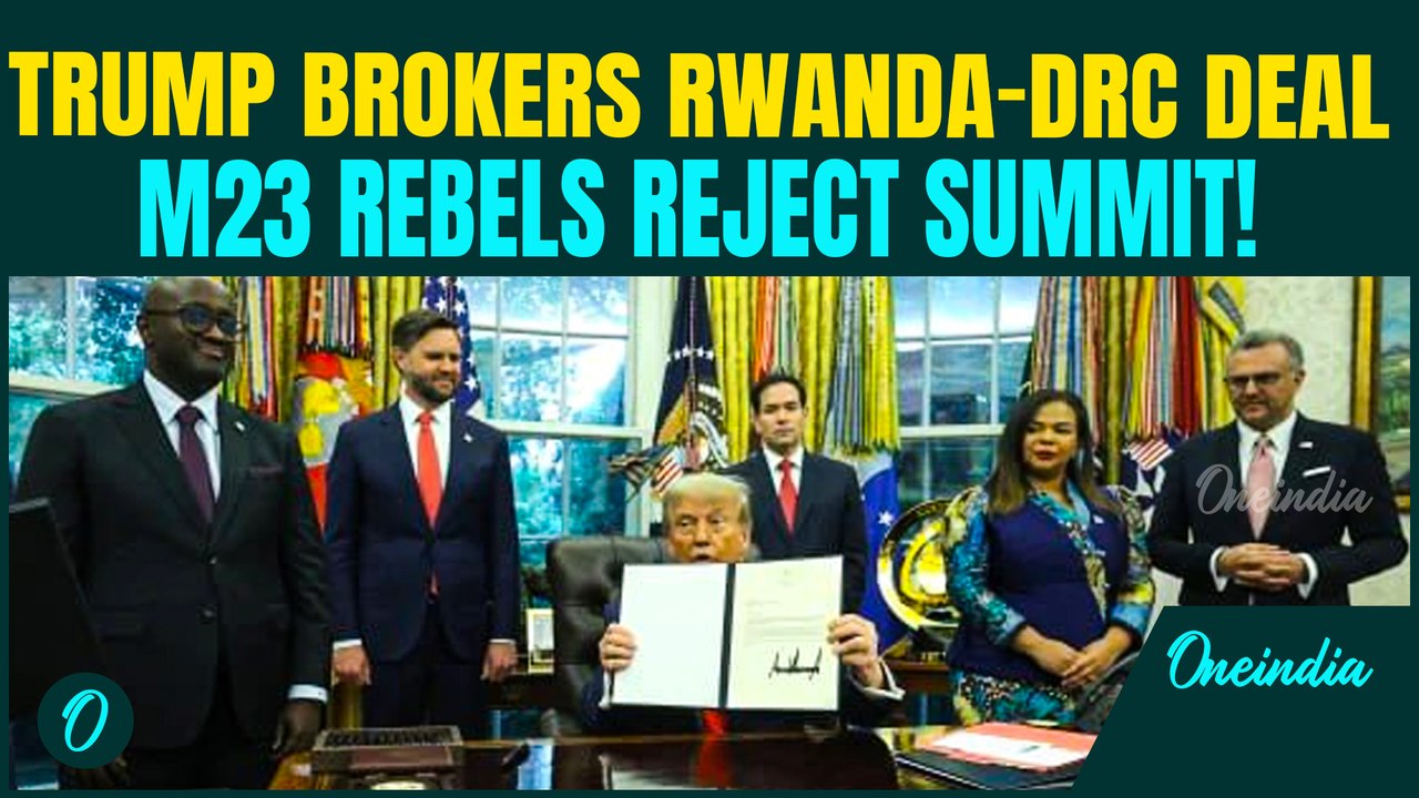 US Breaking: Trump ANNOUNCES Rwanda-DRC Peace Deal LIVE | M23 Rebels Skip Peace Summit | FULL VIDEO