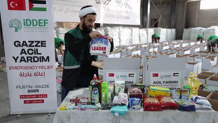 İDDEF’ten Gazze’ye 8 Tır Gıda, Un, Hijyen ve Battaniye Yardımı