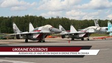 Ukraine destroys Russian MiG-29 fighter jet and Irtysh radar in drone strike in Crimea