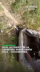 Fat4l accidente en la carretera nueva Santa Cruz - Cochabamba