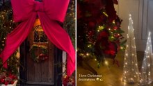 Stacey Solomon unveils Pickle Cottage’s huge DIY Christmas decorations