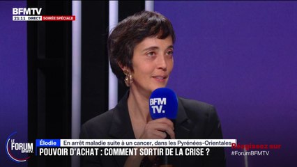 FORUM BFMTV - Élodie, en arrêt maladie: "La semaine où je n'ai pas mes enfants, je grignote, et je vais manger chez mes parents"