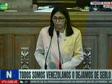 Vpdta. Delcy Rodríguez: Venezuela se reinventa y no se somete ante el terrorismo psicológico