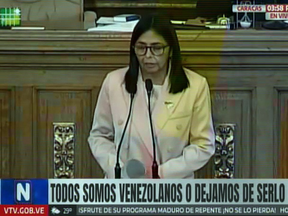 Vpdta. Delcy Rodríguez: Venezuela se reinventa y no se somete ante el terrorismo psicológico