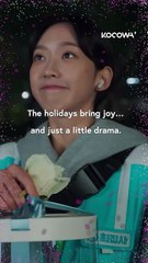 Holiday hustle mode activated 🎁✨Stream #CheerUp on KOCOWA+ #hanjihyun #kdrama #kocowa #kdramashorts