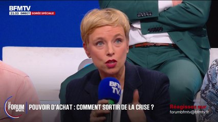FORUM BFMTV - "L'État organise lui-même la destruction de son économie" affirme Clémentine Autain, députée "L'Après"