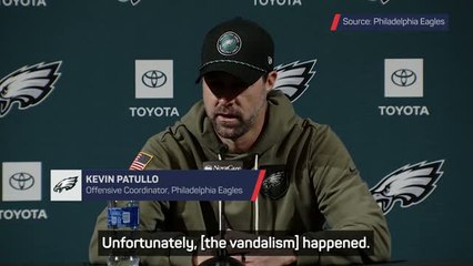 Eagles' OC Kevin Patullo says vandals who egged his house 'crossed the line'