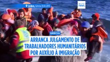 Duas dúzias de trabalhadores de ONG vão a julgamento na Grécia por ajudarem à chegada de imigrantes em barcos