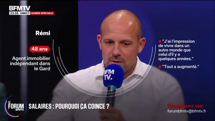 FORUM BFMTV - "La première entité qui capte une grosse partie de la richesse totale produite, c'est l'État", lance Rémi, agent immobilier