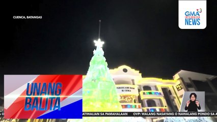 Pailaw at makeshift playground, tampok sa isang Christmas village sa Batangas | Unang Balita