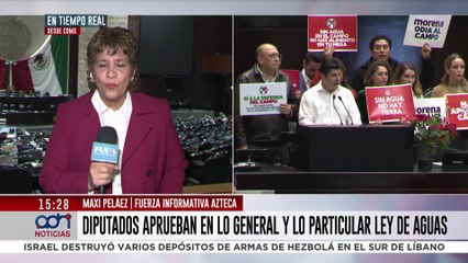 Diputados aprueban en lo particular la Ley General de Aguas