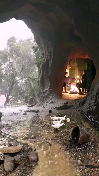 Cave Mountain Resort, Heavy Rain.