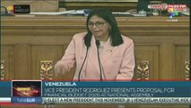 Venezuela | VP Rodríguez presents proposal for Financial budget 2026 at National Assembly