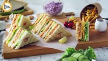 Chicken tikka club sandwich recipe 🤤