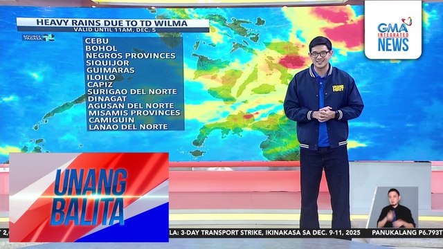 Weather update as of 7AM (December 5, 2025) | Unang Balita