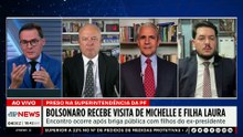 Michelle conversa com Bolsonaro após briga com filhos sobre alianças do PL
