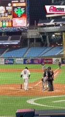 Primer turno de Salvador Pérez con Leones del Caracas