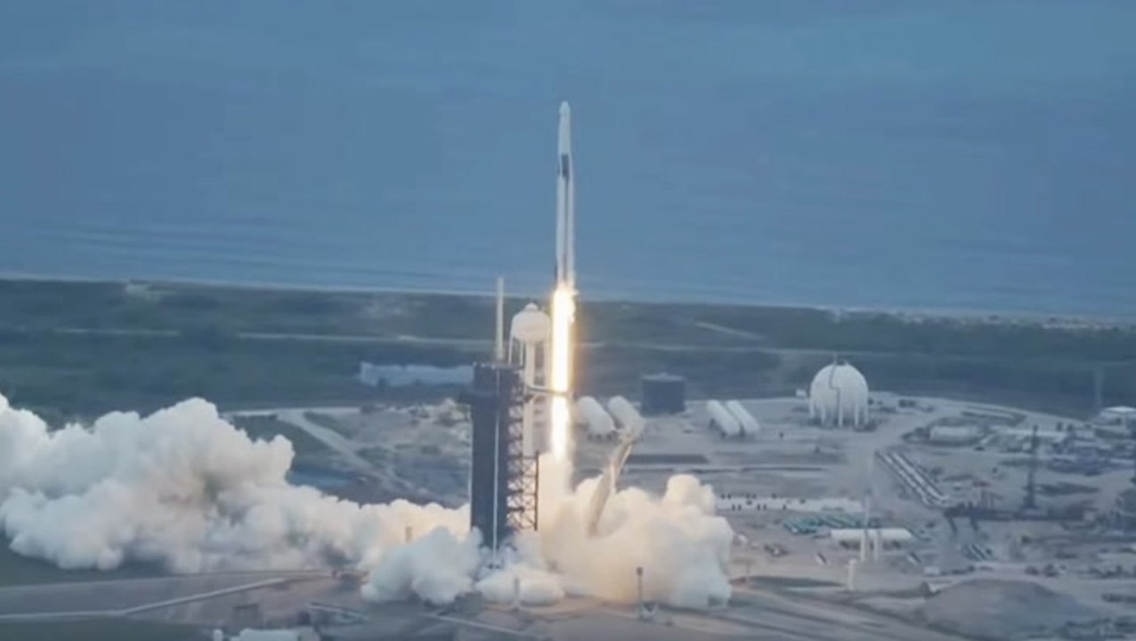 NASA's SpaceX Crew-11 Launches To Space Station, Booster Lands In Florida