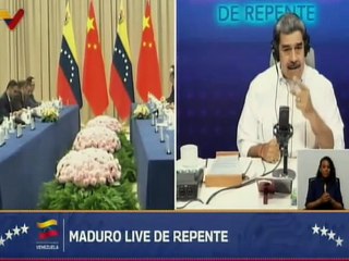 Pdte. Maduro: Todos los días China respalda públicamente a Venezuela en el ejercicio de su soberanía