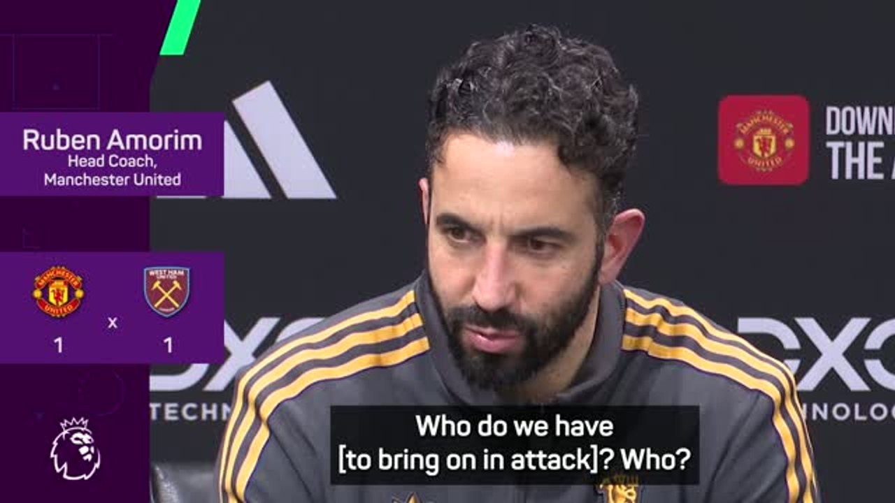 Amorim laughs at Mainoo sub suggestion as Man United held by Hammers