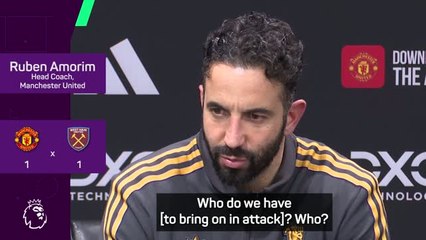 Amorim laughs at Mainoo sub suggestion as Man United held by Hammers