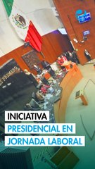 El Senado recibe las iniciativas presidenciales para ajustar la jornada laboral