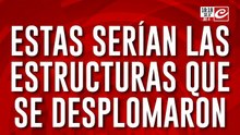 Estas serian las estructuras que se desplomaron