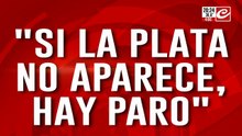 "Si la plata no aparece hay paro" Empresa de colectivo en pie de guerra