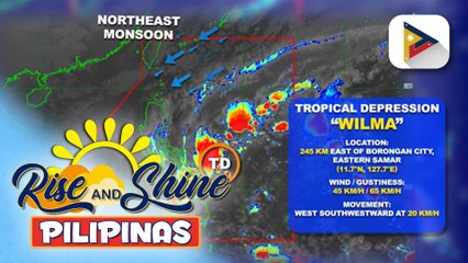 Malalakas na pag-ulan, inaasahan ngayong araw sa ilang bahagi ng bansa dahil sa Bagyong #WilmaPH; Amihan, ramdam na sa malaking bahagi ng Luzon