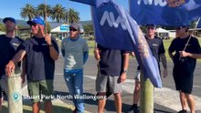Skydive Australia workers on strike | December 5, 2025 | Illawarra Mercury
