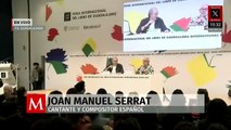Joan Manuel Serrat hace encuentro con jóvenes en la FIL Guadalajara