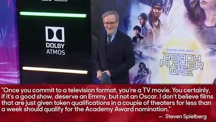 Steven Spielberg, Netflix’s Ted Sarandos Look To Be Seeking Common Ground Over Awards Debate | THR News