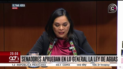 🚨¡Última Hora! La Cámara de Senadores aprobó en lo general la Ley General de Aguas