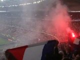 PSG - Lyon : Marseillaise / Fumis