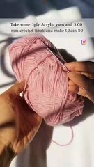 Cutest Crochet Big Bow Hair Tie | Easy & Aesthetic DIY Accessory