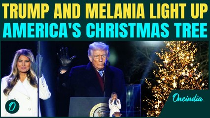 Trump & Melania Unveil America’s Grand Christmas Tree Ceremony | Massive Crowds Dance On Tunes