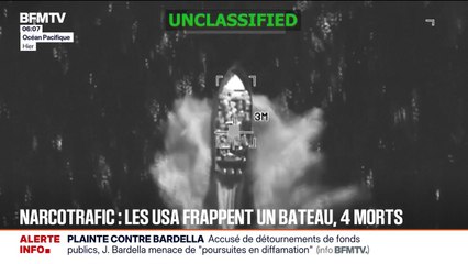Narcotrafic: les États-Unis frappent un bateau, 4 personnes sont mortes