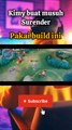 musuh surender akibat kimy pakai build terlarang