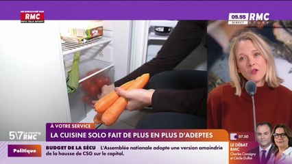 Elvira Masson à votre service : La cuisine solo fait de plus en plus d'adeptes - 05/12